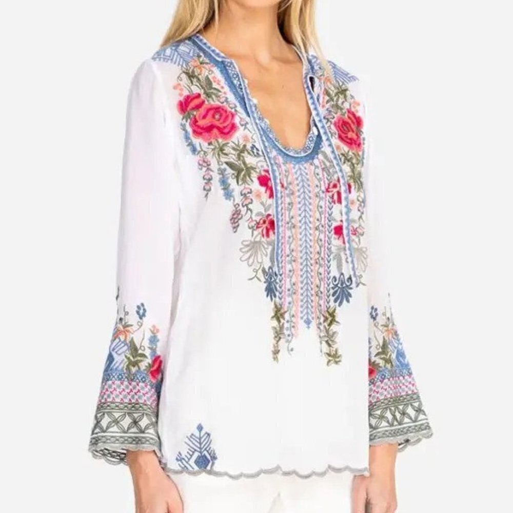 Johnny Was Millie Blouse size XS NWT - Picture 6 of 11